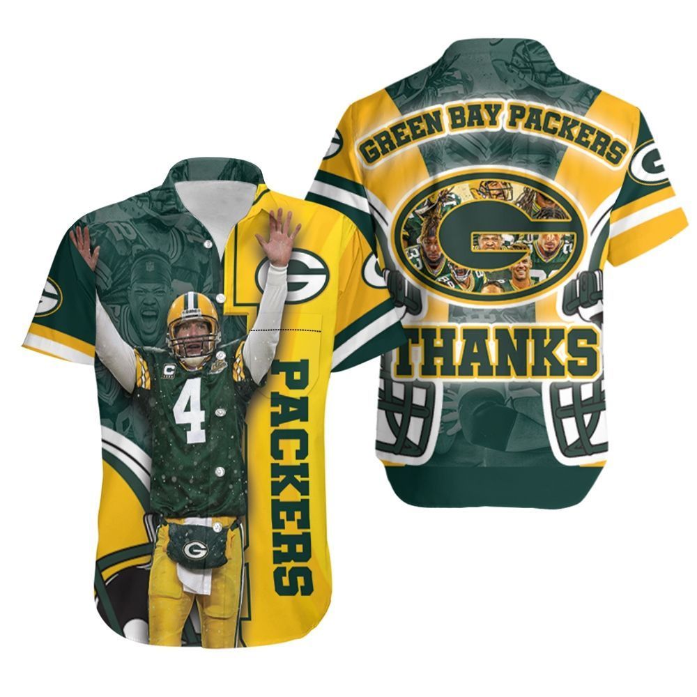 Green Bay Packers Brett Favre Thanks Nfl 2020 Season Nfc North Winner Personalized Hawaiian Shirt