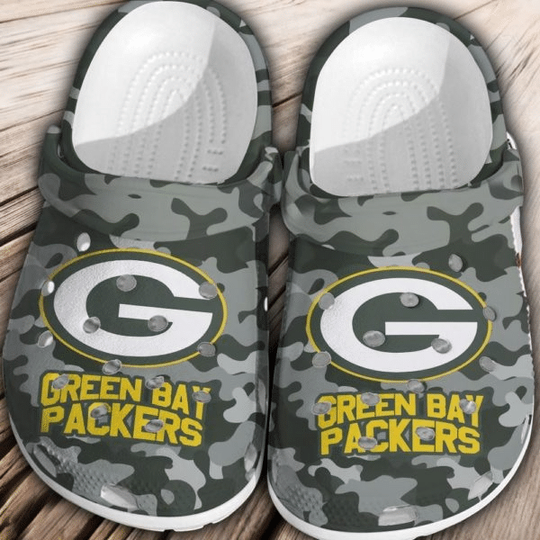 Green Bay Packers Camouflage Clogs