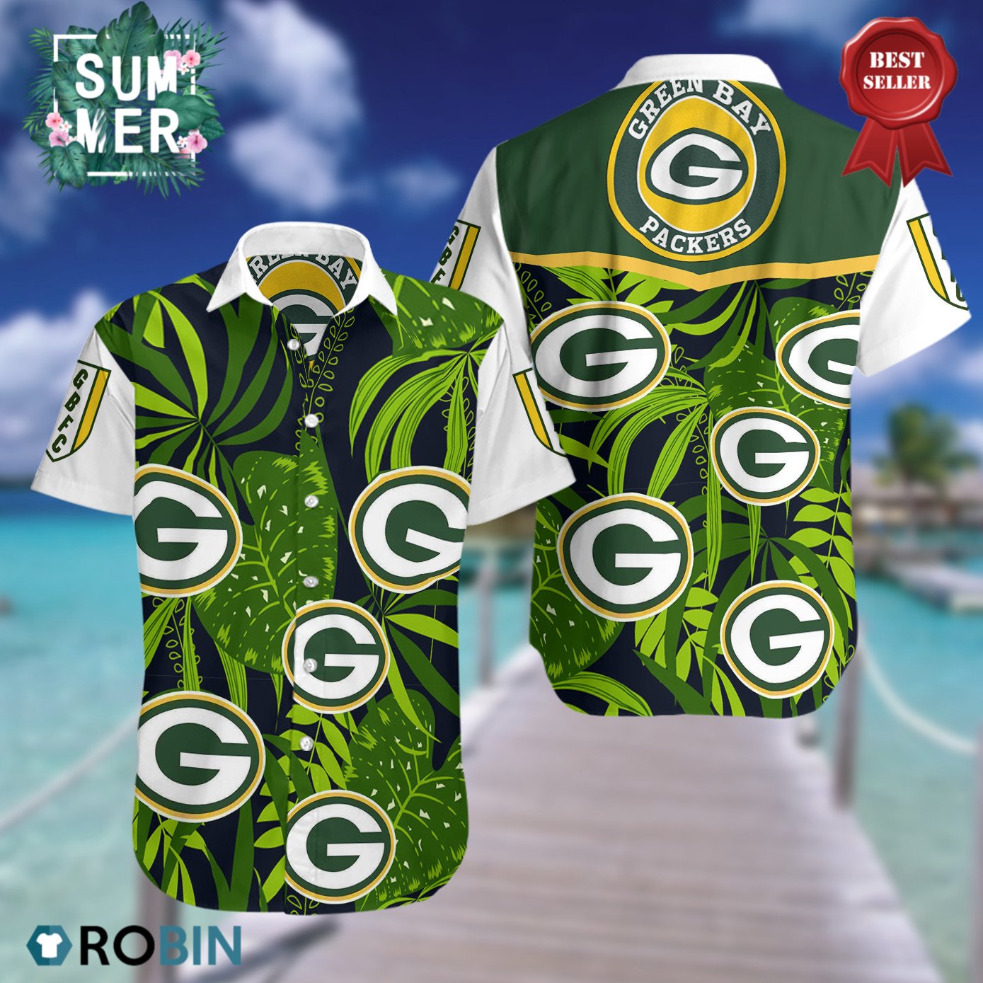 Green Bay Packers Cannabis Pattern Up Hawaiian Shirt