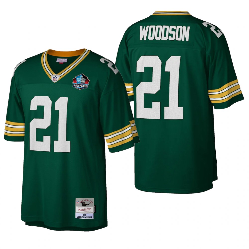 Green Bay Packers Charles Woodson Green Legacy  Hall of Fame Patch – Men’s