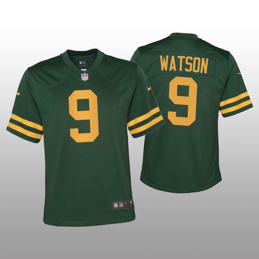 Green Bay Packers Christian Watson Green Jersey Alternate Game - Youth