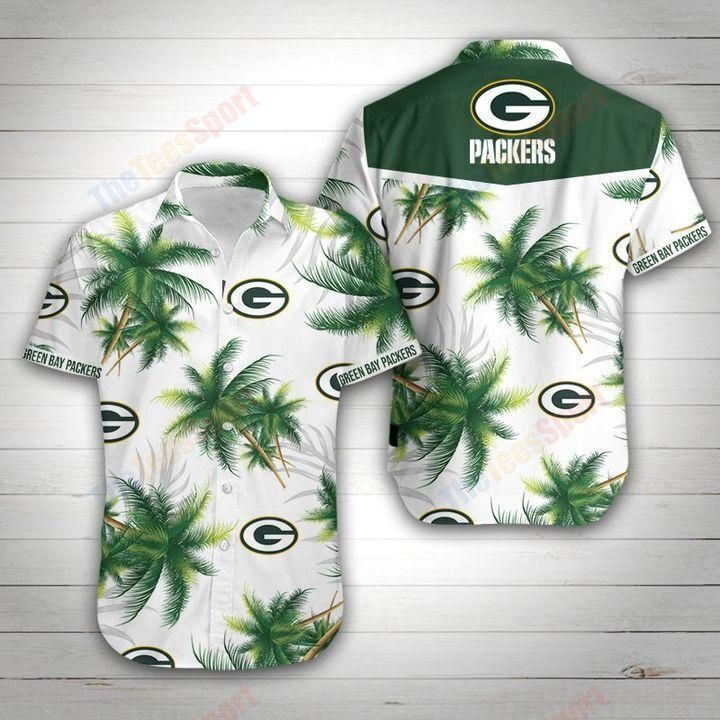 Green Bay Packers Coconut Trees Summer1 Hawaiian Shirt