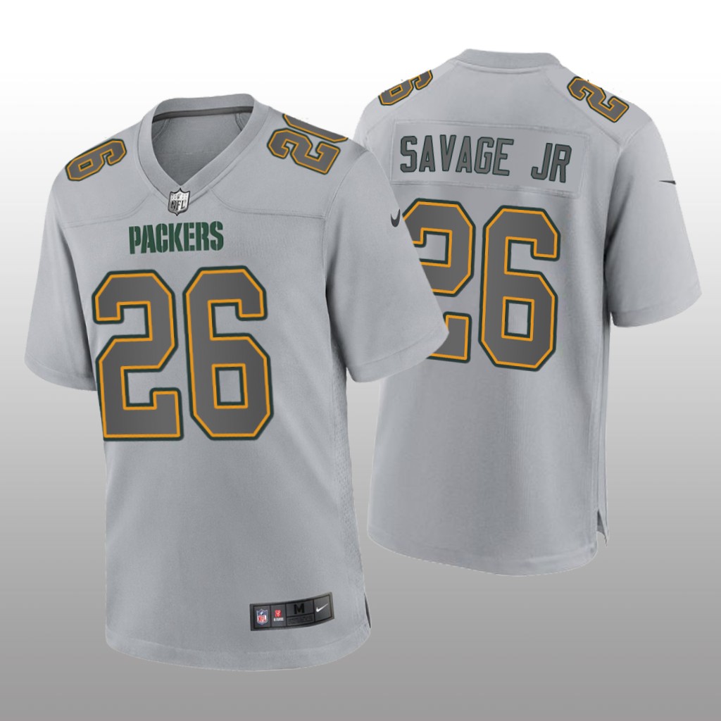 Green Bay Packers Darnell Savage Jr. Gray Jersey Atmosphere Fashion Game - Men's