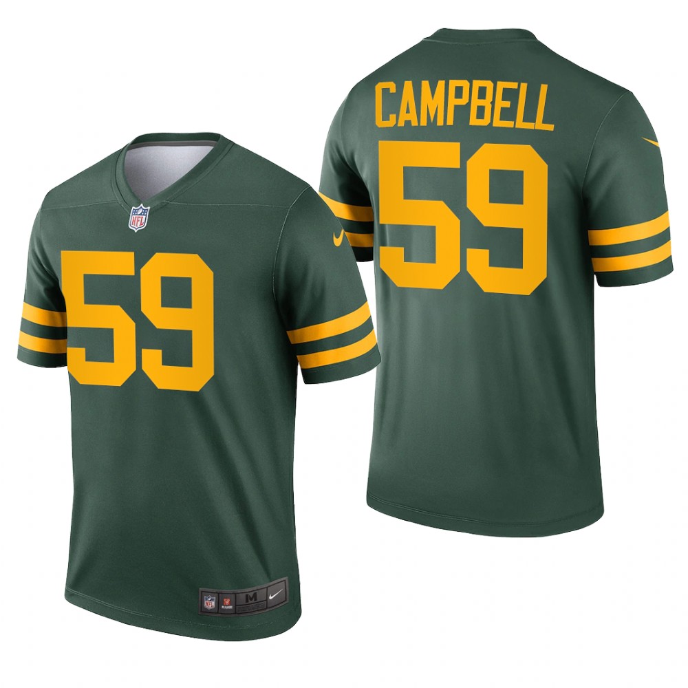 Green Bay Packers De'Vondre Campbell Green Jersey Alternate Legend - Men's