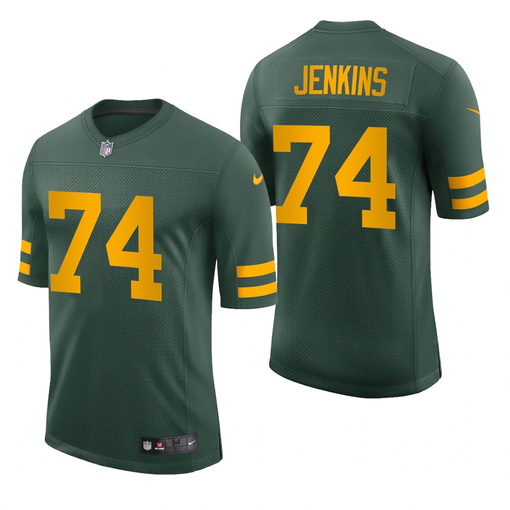Green Bay Packers Elgton Jenkins Green Jersey Vapor Limited - Men's