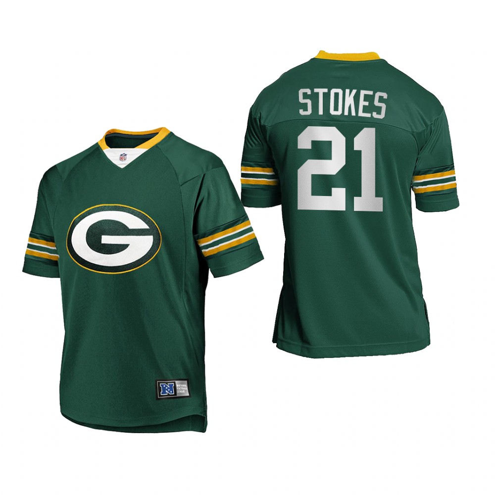 Green Bay Packers Eric Stokes Green New Season - Men's