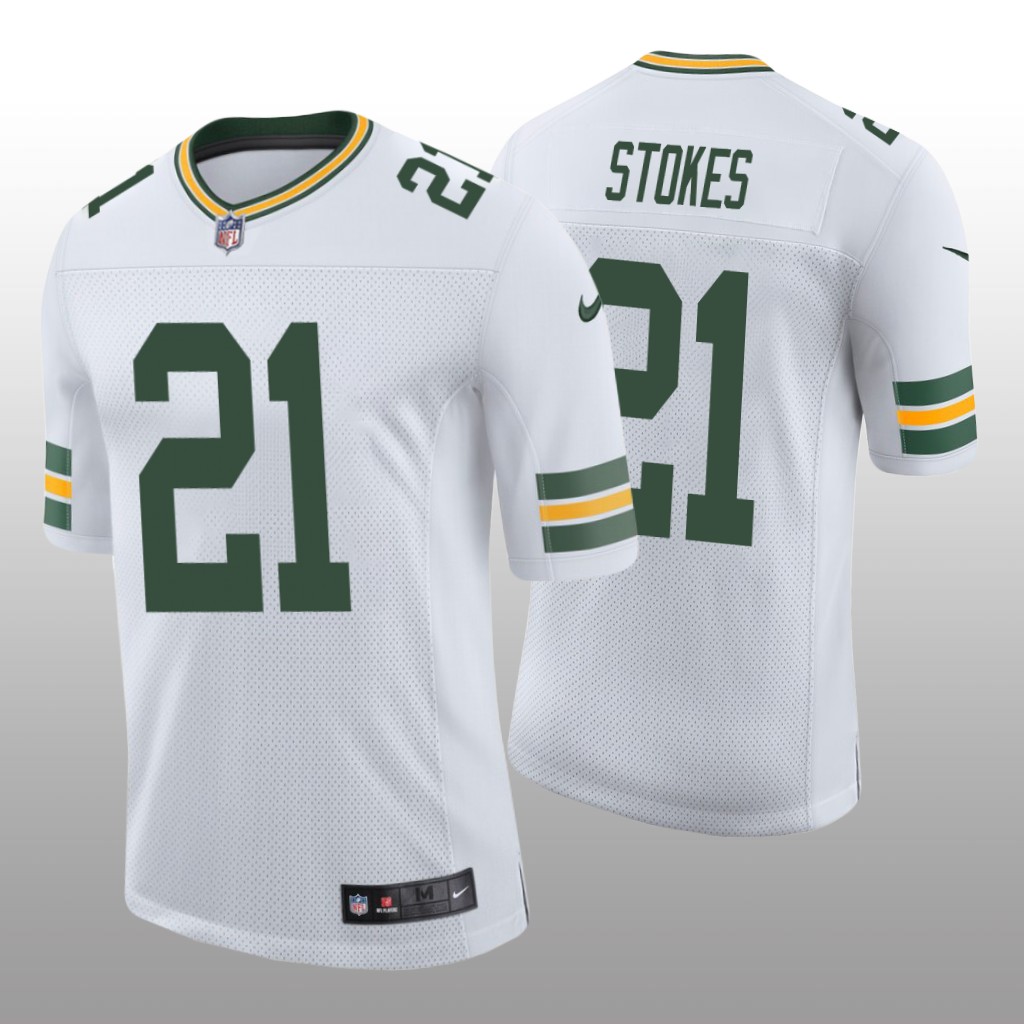 Green Bay Packers Eric Stokes White Jersey Vapor Limited - Men's