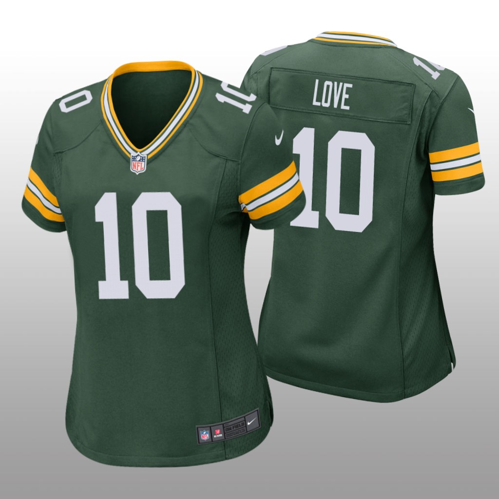 Green Bay Packers Green 2020 NFL Draft Jordan Love Game Jersey