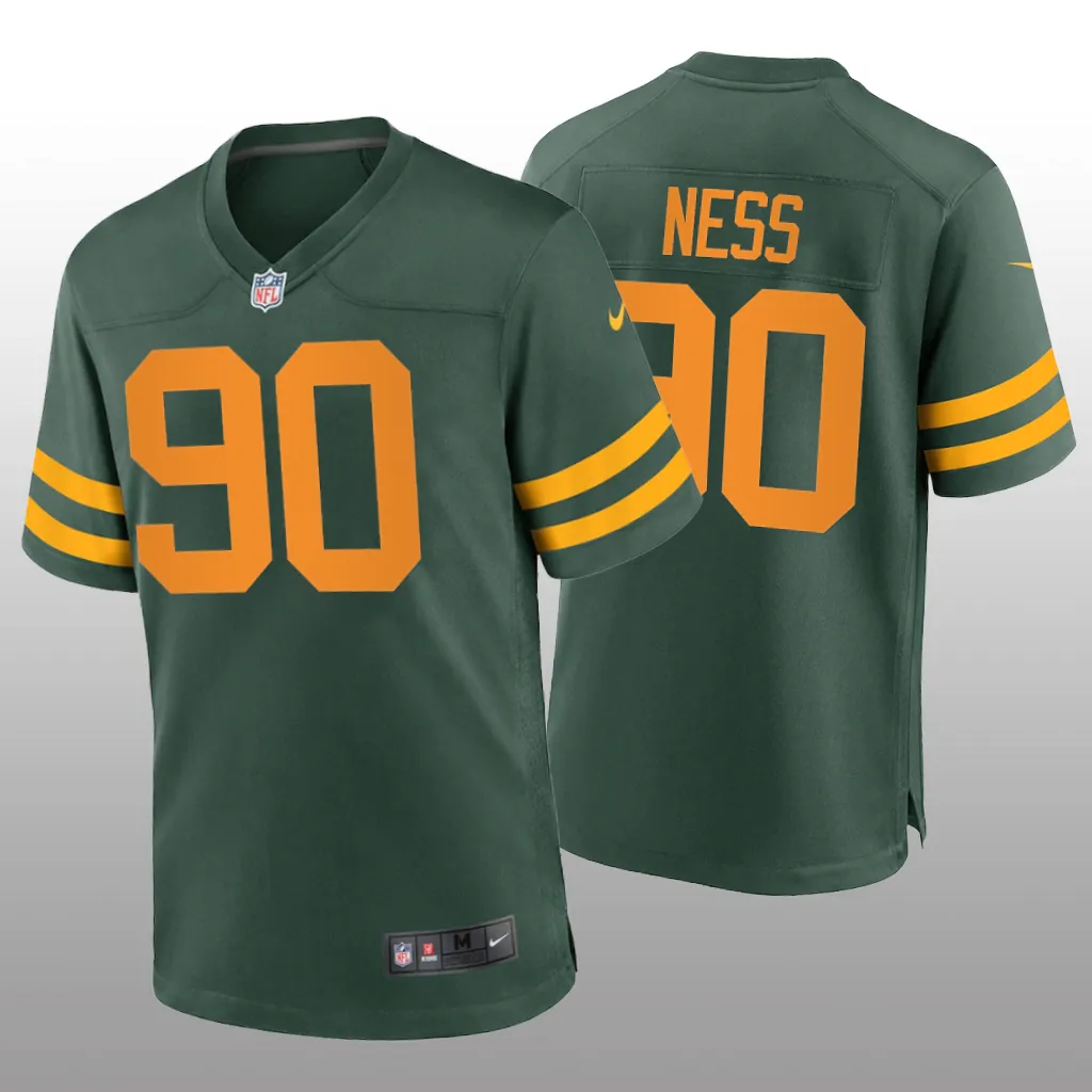 Green Bay Packers Green 2023 NFL Draft Lukas Van Ness Alternate Game Jersey