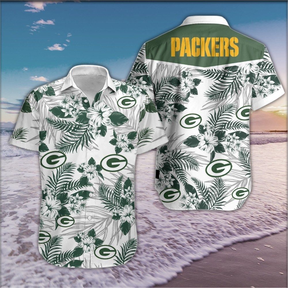 Green Bay Packers Hawaii Shirt Hawaiian Beach