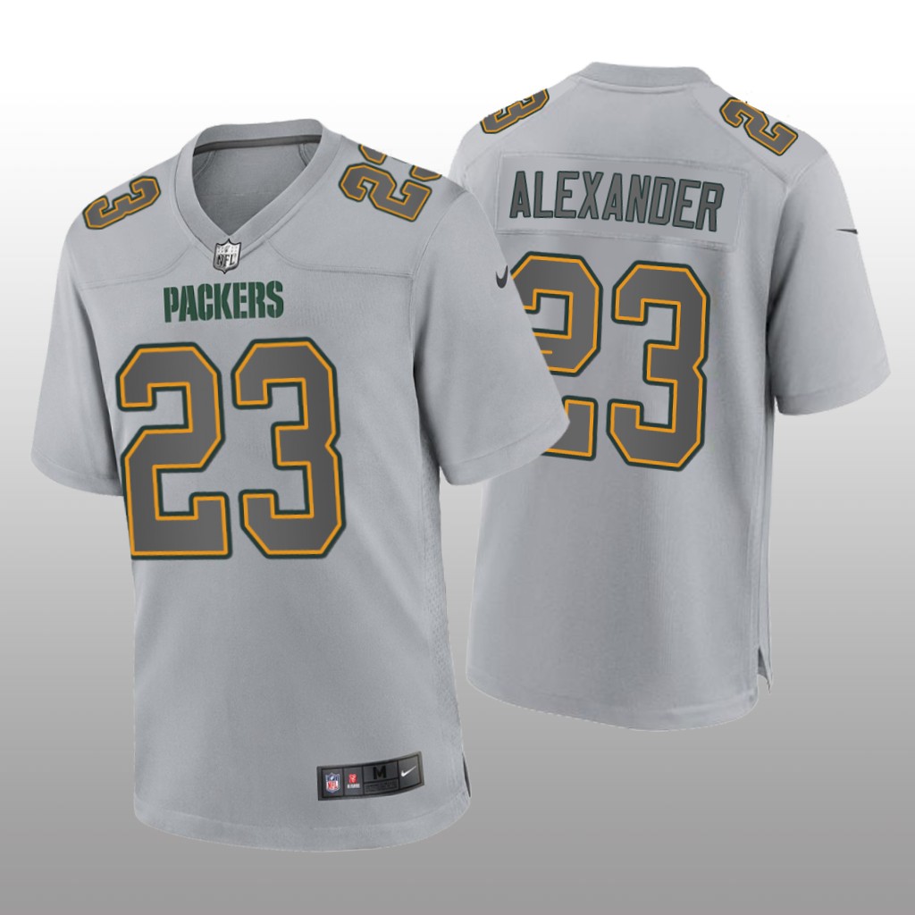 Green Bay Packers Jaire Alexander Gray Jersey Atmosphere Fashion Game - Men's