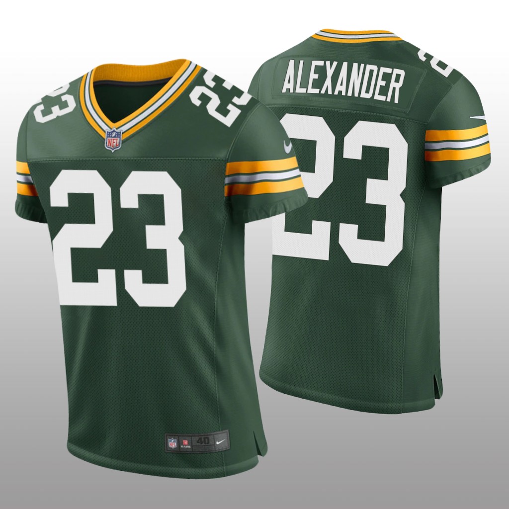 Green Bay Packers Jaire Alexander Green Jersey Classic Vapor Elite Men's