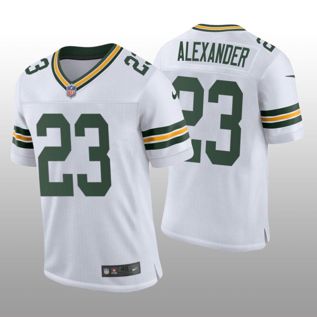 Green Bay Packers Jaire Alexander White Jersey Classic Vapor Elite Men's