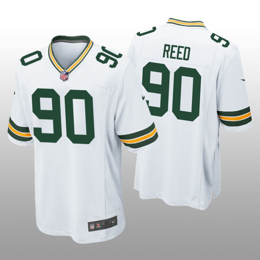 Green Bay Packers Jarran Reed White Jersey Game - Men's
