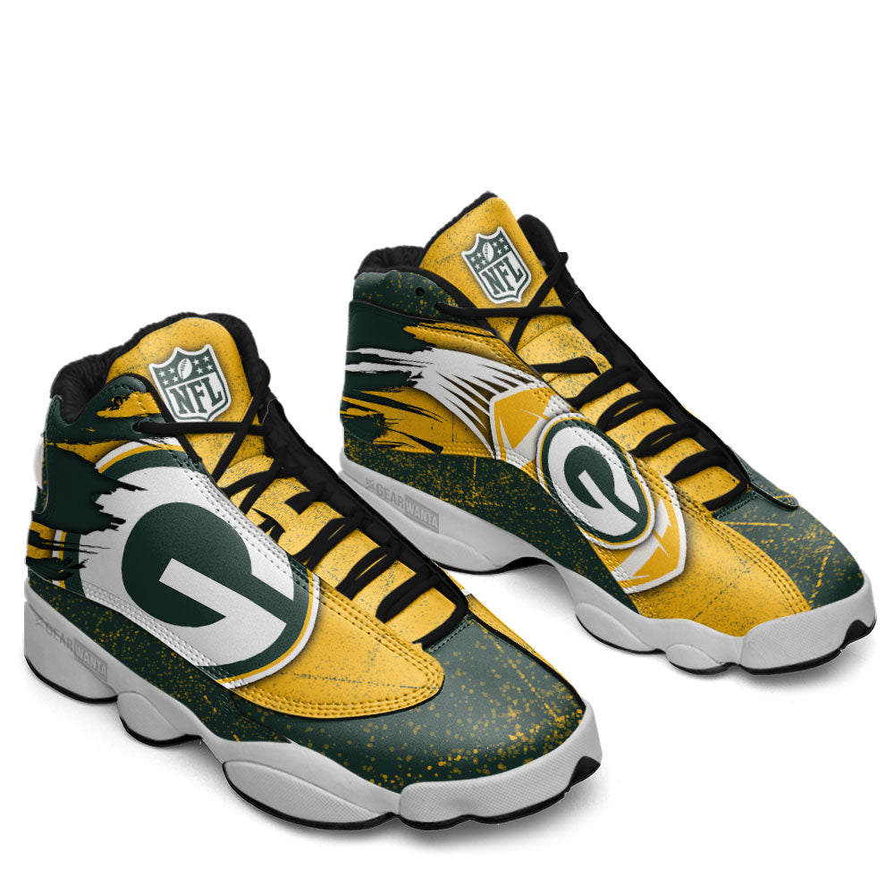 Green Bay Packers JD13 Sneakers Custom Shoes For Fans