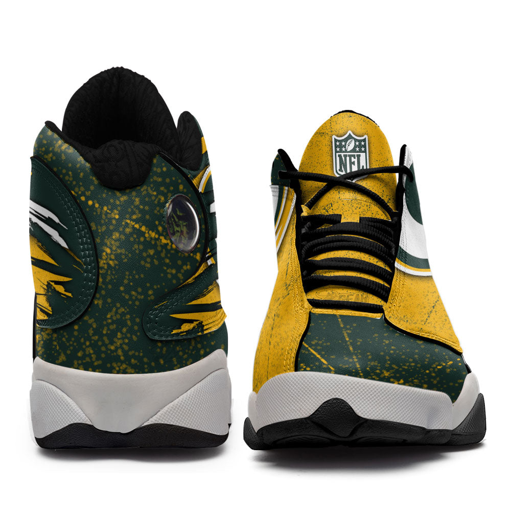 Green Bay Packers JD13 Sneakers Custom Shoes For Fans