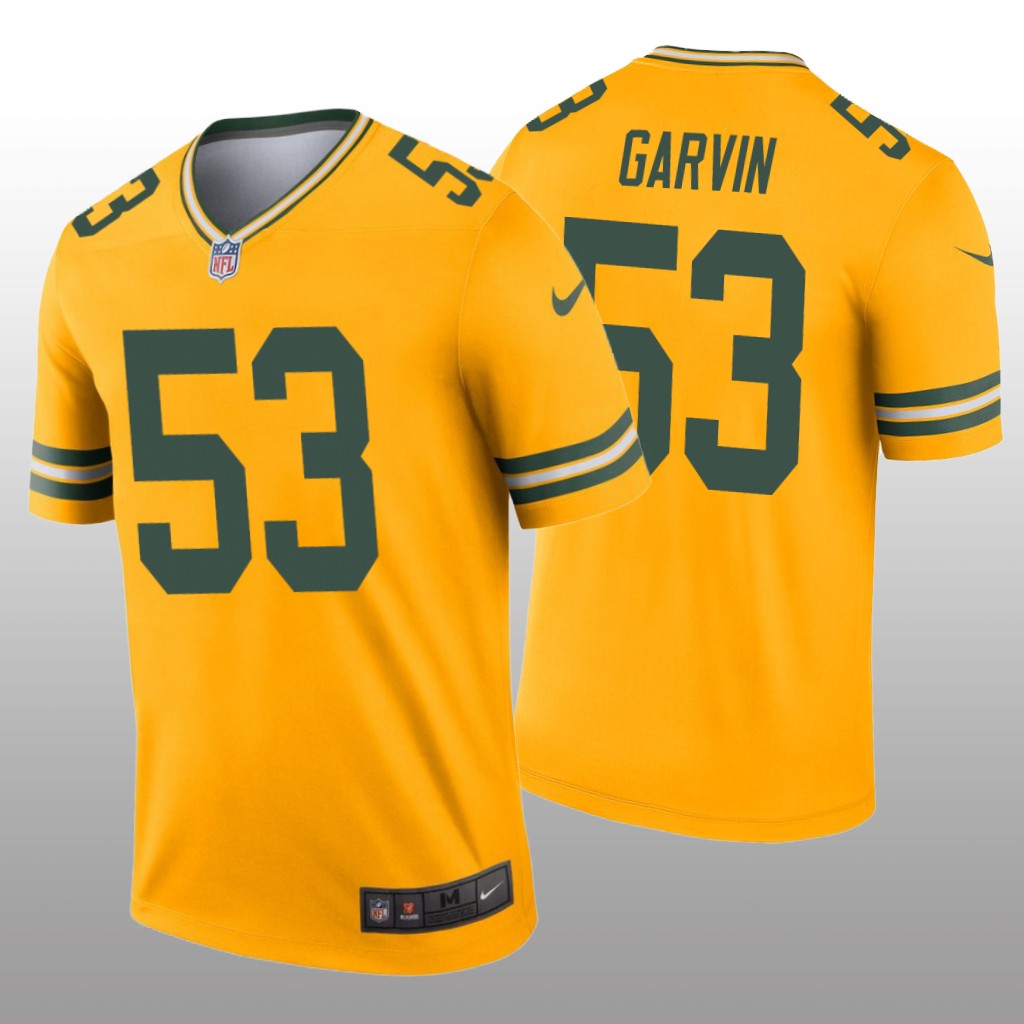 Green Bay Packers Jonathan Garvin Gold Jersey Inverted Legend - Men's