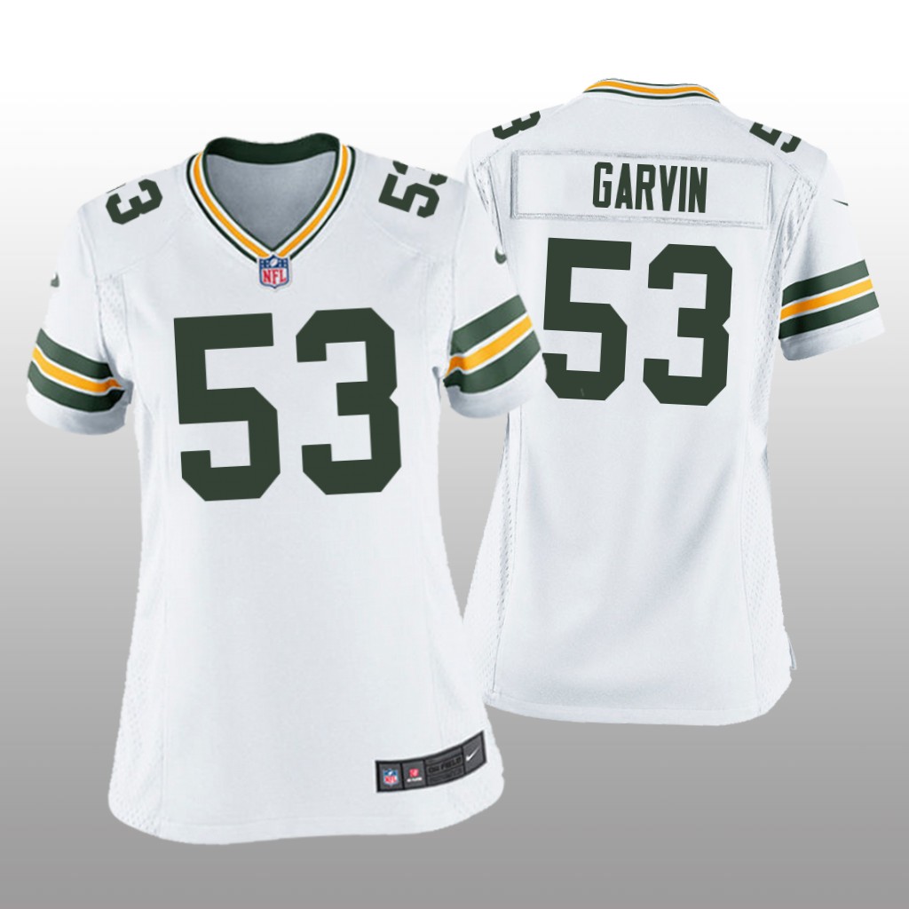 Green Bay Packers Jonathan Garvin White Jersey Game - Women's
