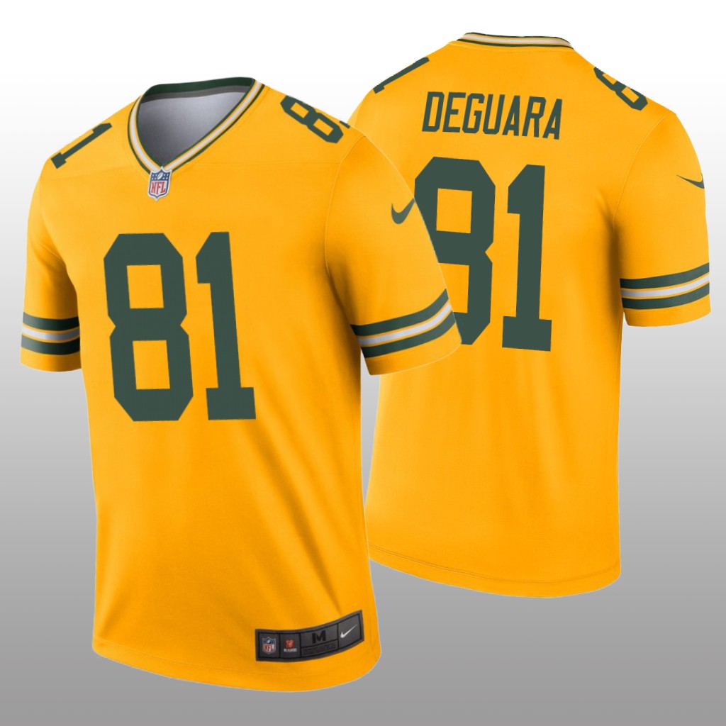 Green Bay Packers Josiah Deguara Gold Jersey Inverted Legend - Men's