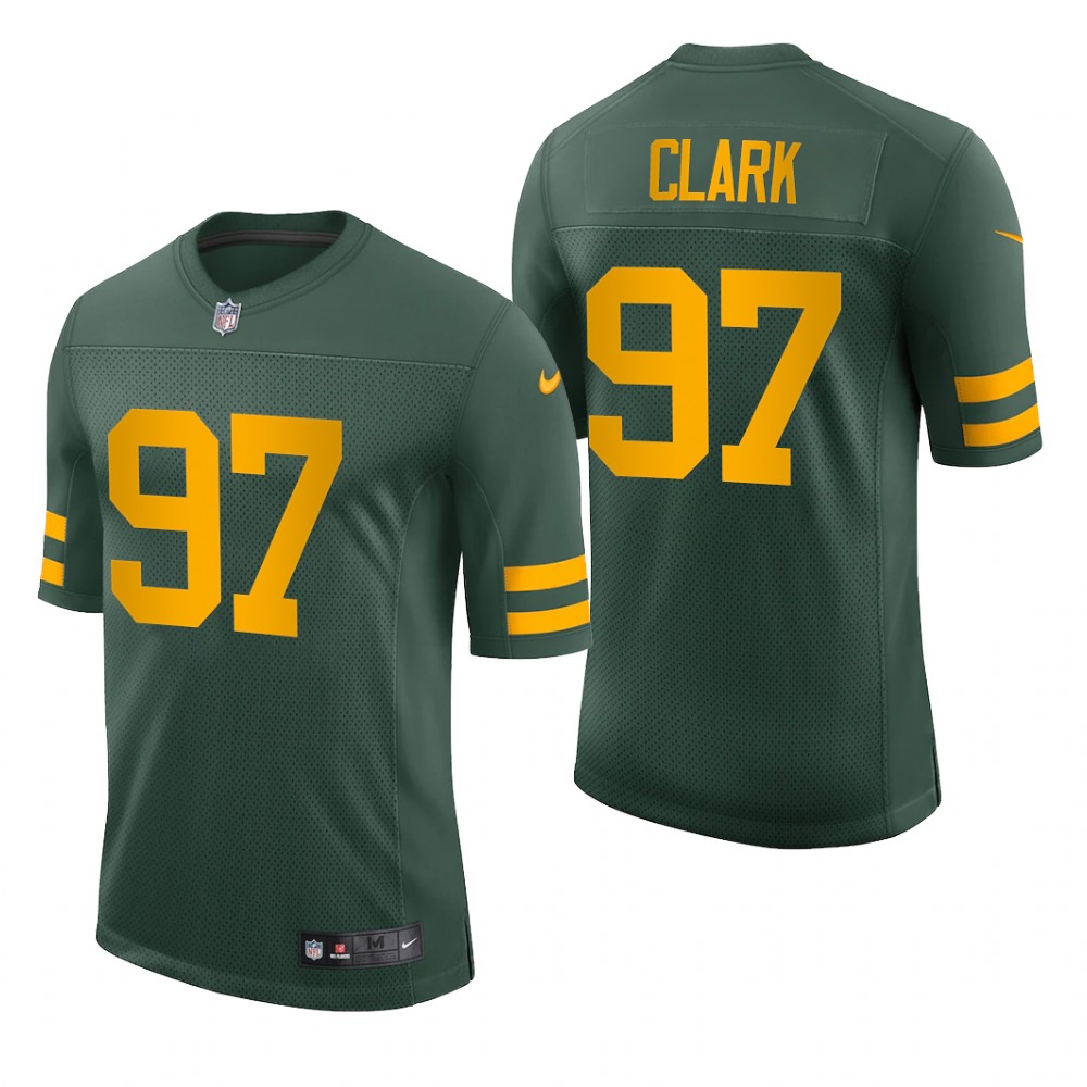 Green Bay Packers Kenny Clark Green Jersey Vapor Limited - Men's