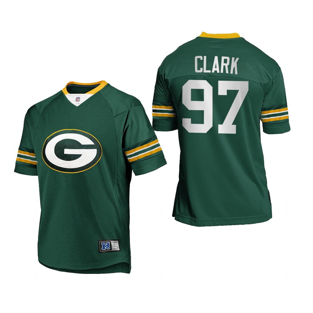 Green Bay Packers Kenny Clark Green New Season - Men's