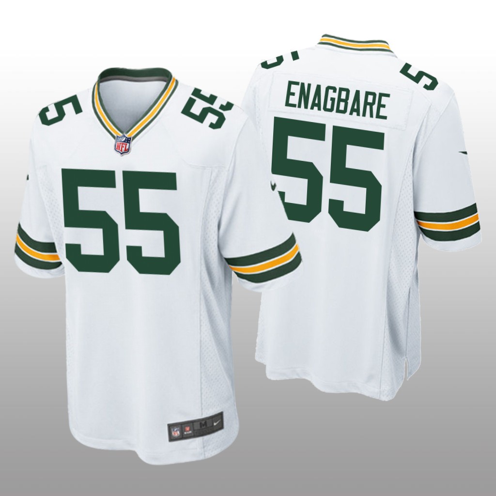 Green Bay Packers Kingsley Enagbare White Jersey Game - Men's