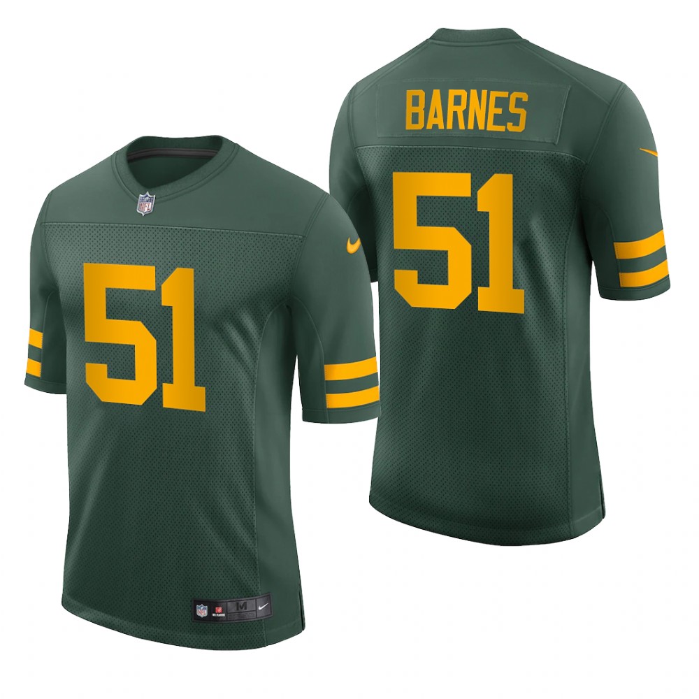 Green Bay Packers Krys Barnes Green Jersey Vapor Limited - Men's