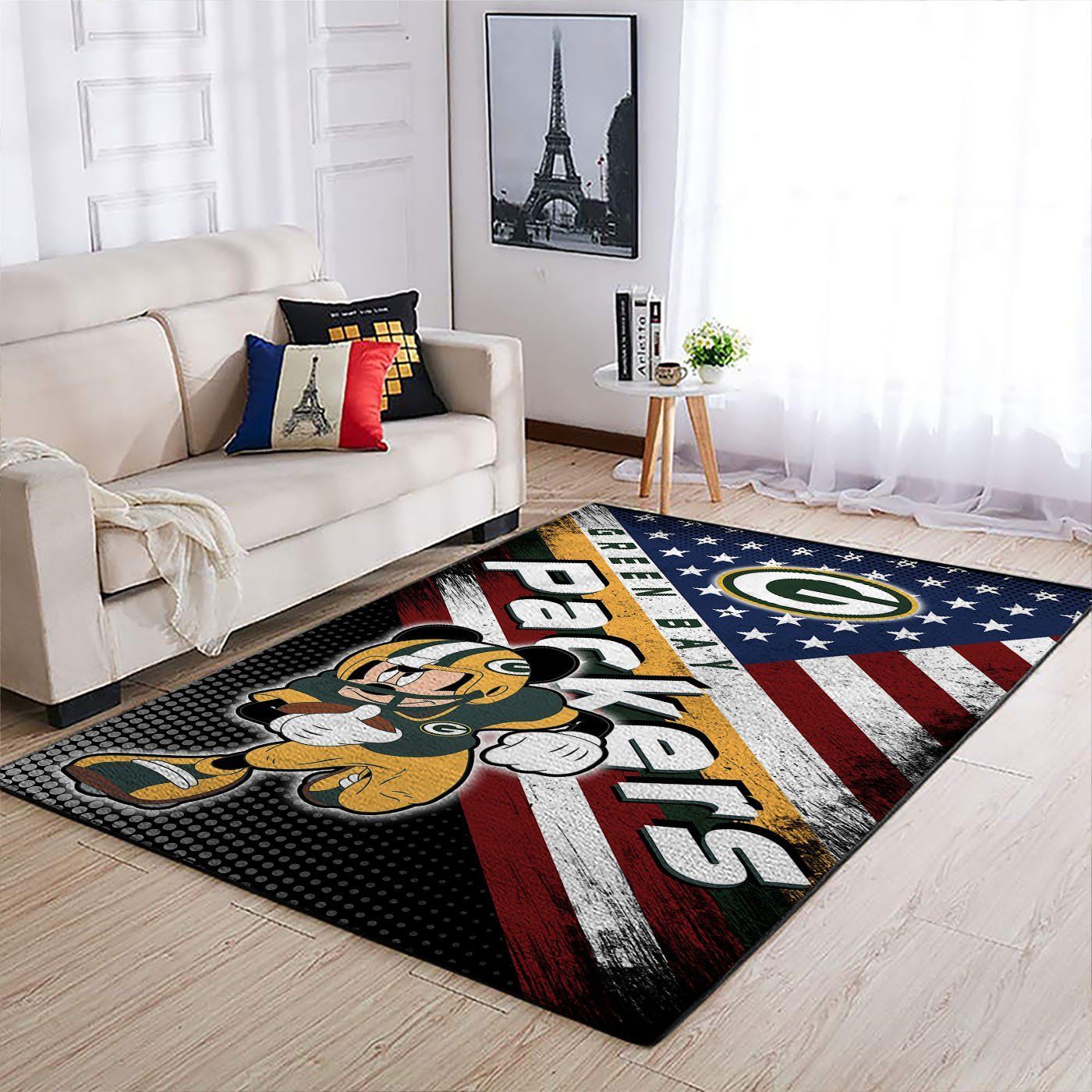 Green Bay Packers Living Room Area Rectangle Rug