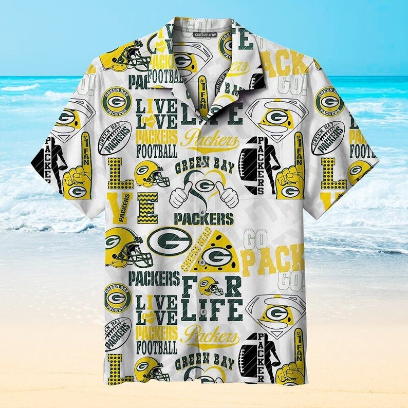 Green Bay Packers Love For Fan Hawaiian Shirt