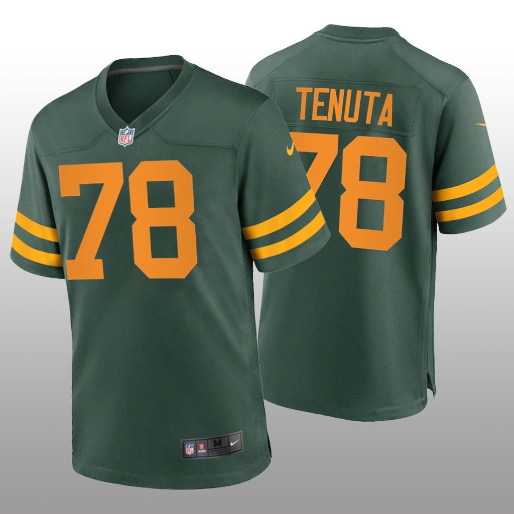 Green Bay Packers Luke Tenuta Green Jersey Alternate Game - Men's