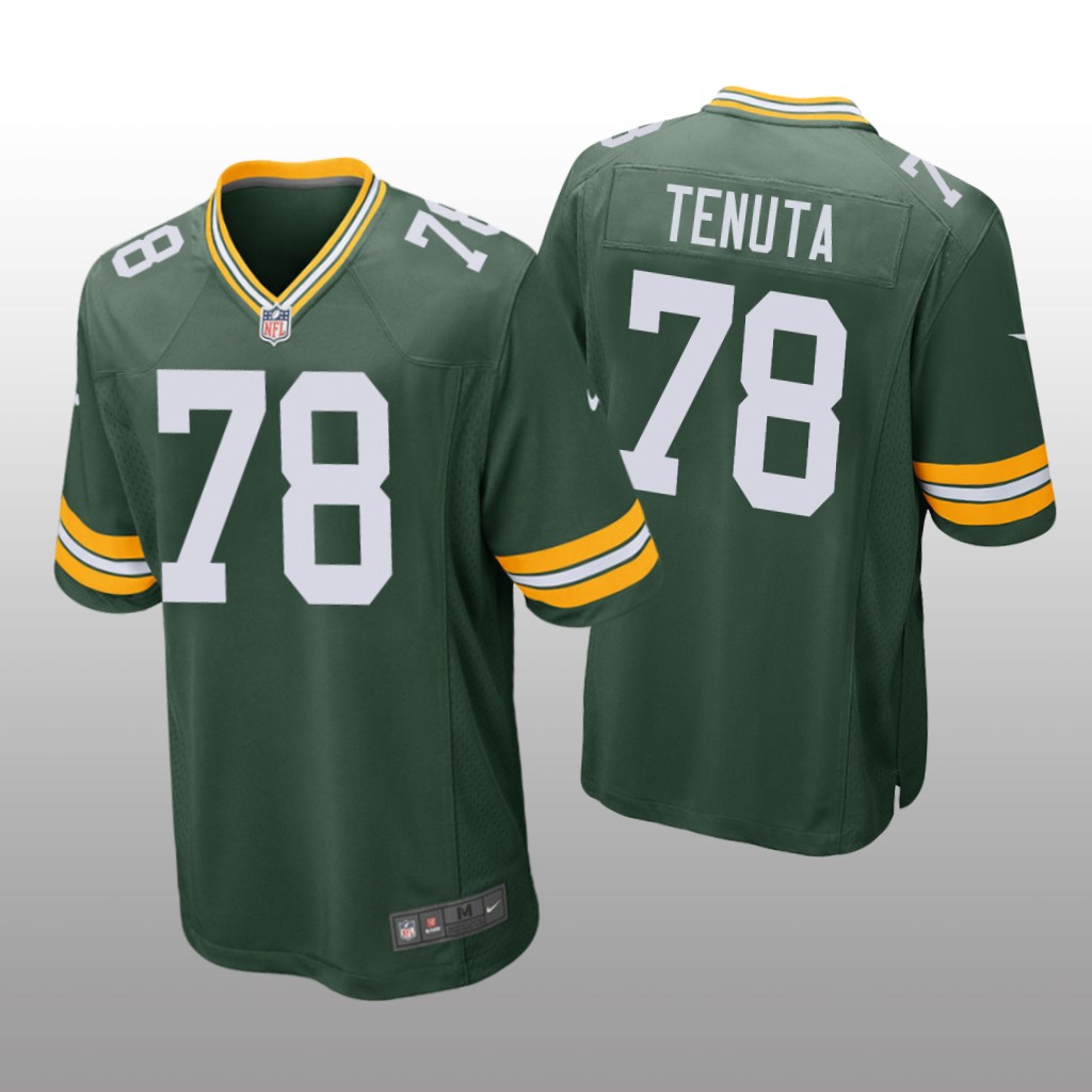 Green Bay Packers Luke Tenuta Green Jersey Game - Men's