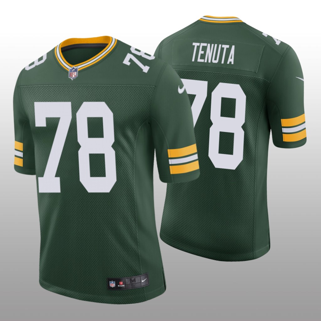 Green Bay Packers Luke Tenuta Green Jersey Vapor Limited - Men's