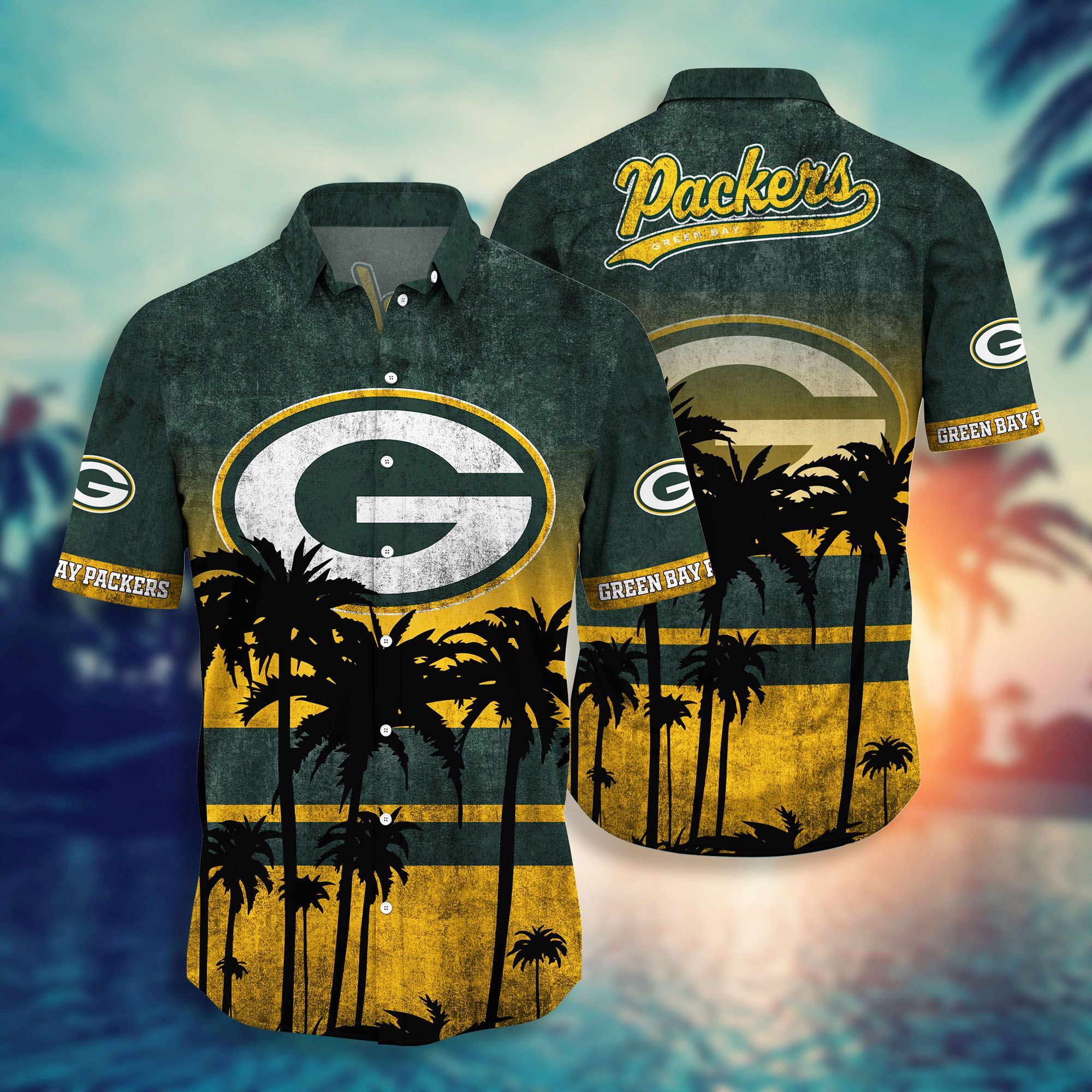 Green Bay Packers NFL-Hawaii Shirt Style Hot Trending Summer-Hawaiian NFL
