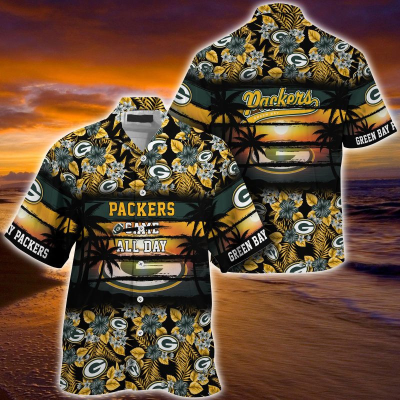 Green Bay Packers NFL Summer – Hawaii Shirt For This Season – Gift For Sport Lovers Floral Pattern