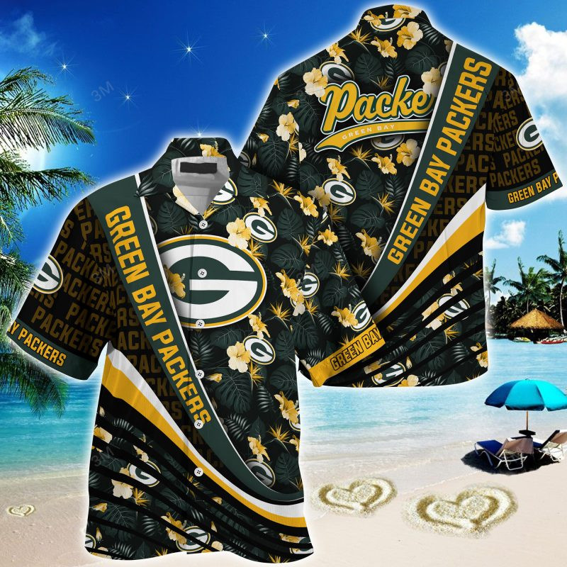Green Bay Packers NFL Summer – Hawaii Shirt For This Season – Gift For Sport Lovers With Tropical Flower Pattern
