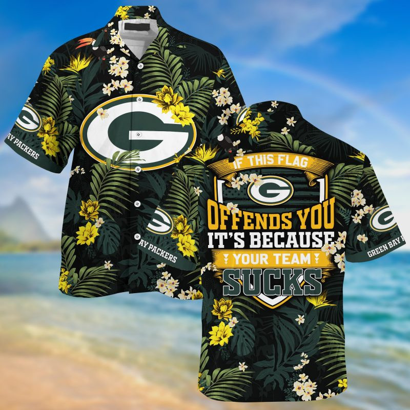 Green Bay Packers NFL Summer – Hawaii Shirt For This Season – Gift For Sport Lovers With Tropical Patterns