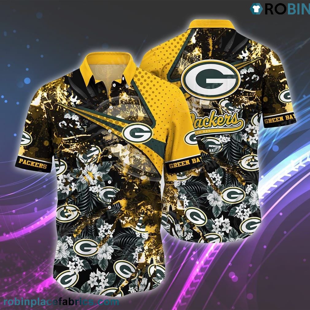 Green Bay Packers Patterns Hawaiian Shirt