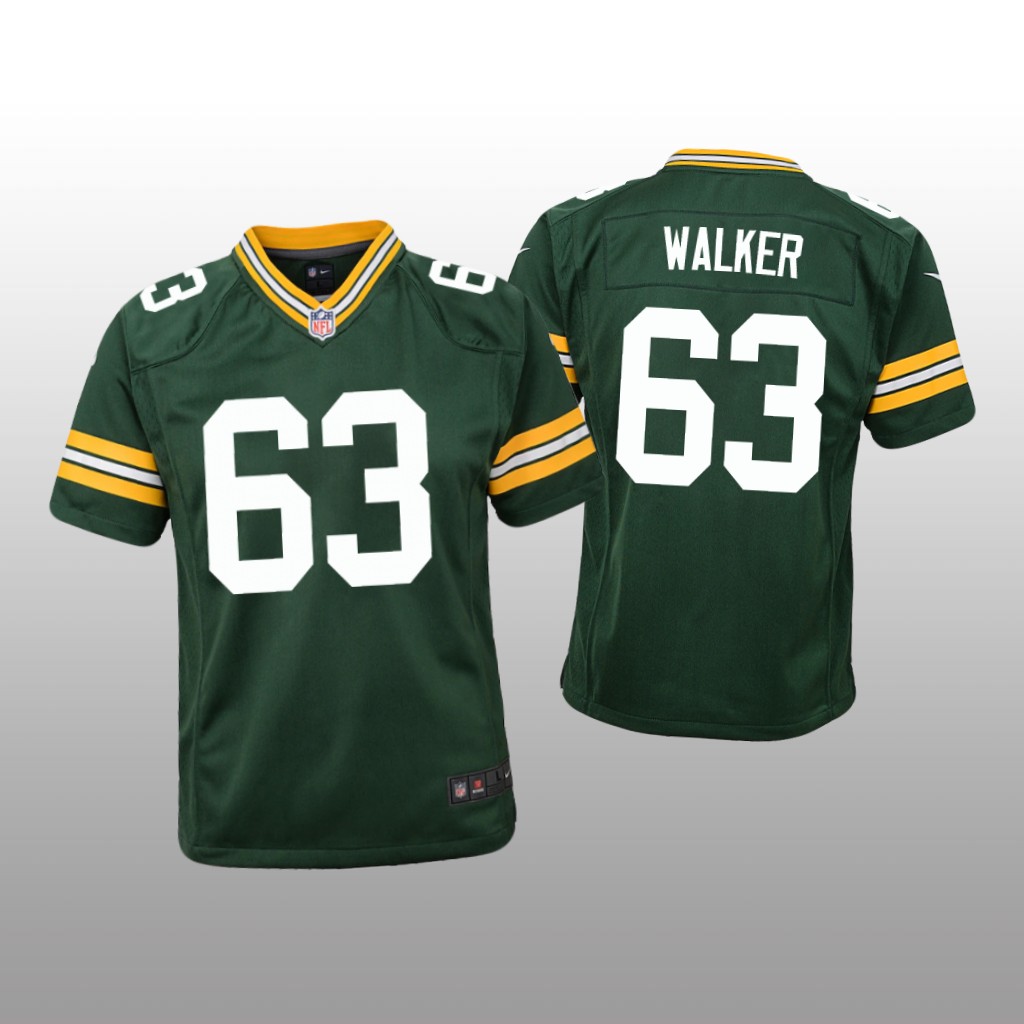 Green Bay Packers Rasheed Walker Green Jersey Game - Youth