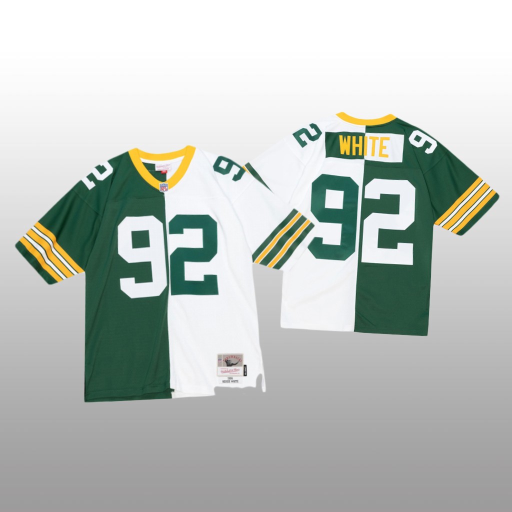 Green Bay Packers Reggie White Green White 1996 Split Legacy - Men's