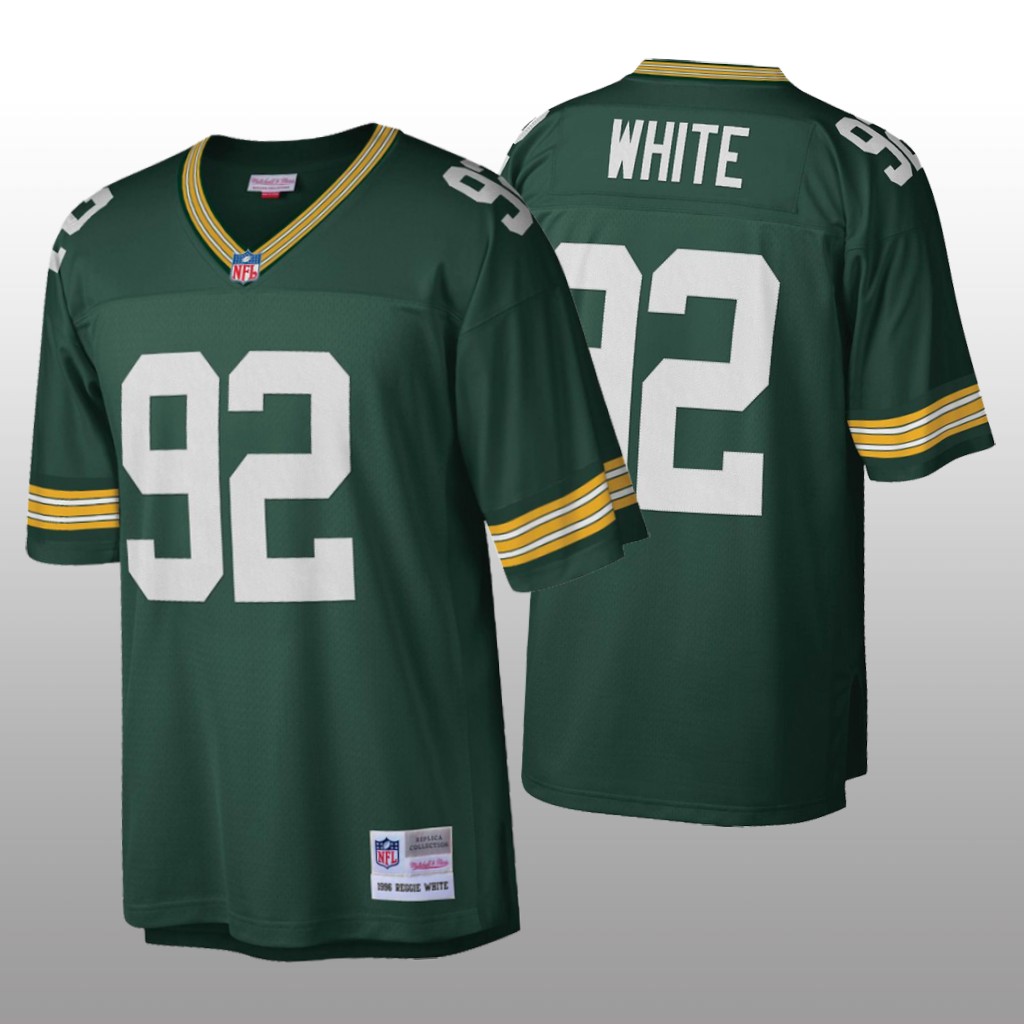 Green Bay Packers Reggie White Mitchell & Ness Green Legacy Jersey - Men's