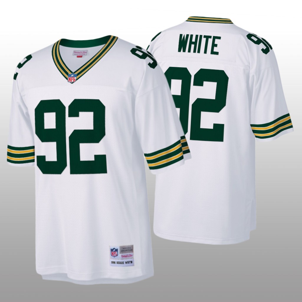 Green Bay Packers Reggie White Mitchell & Ness White Legacy Jersey - Men's
