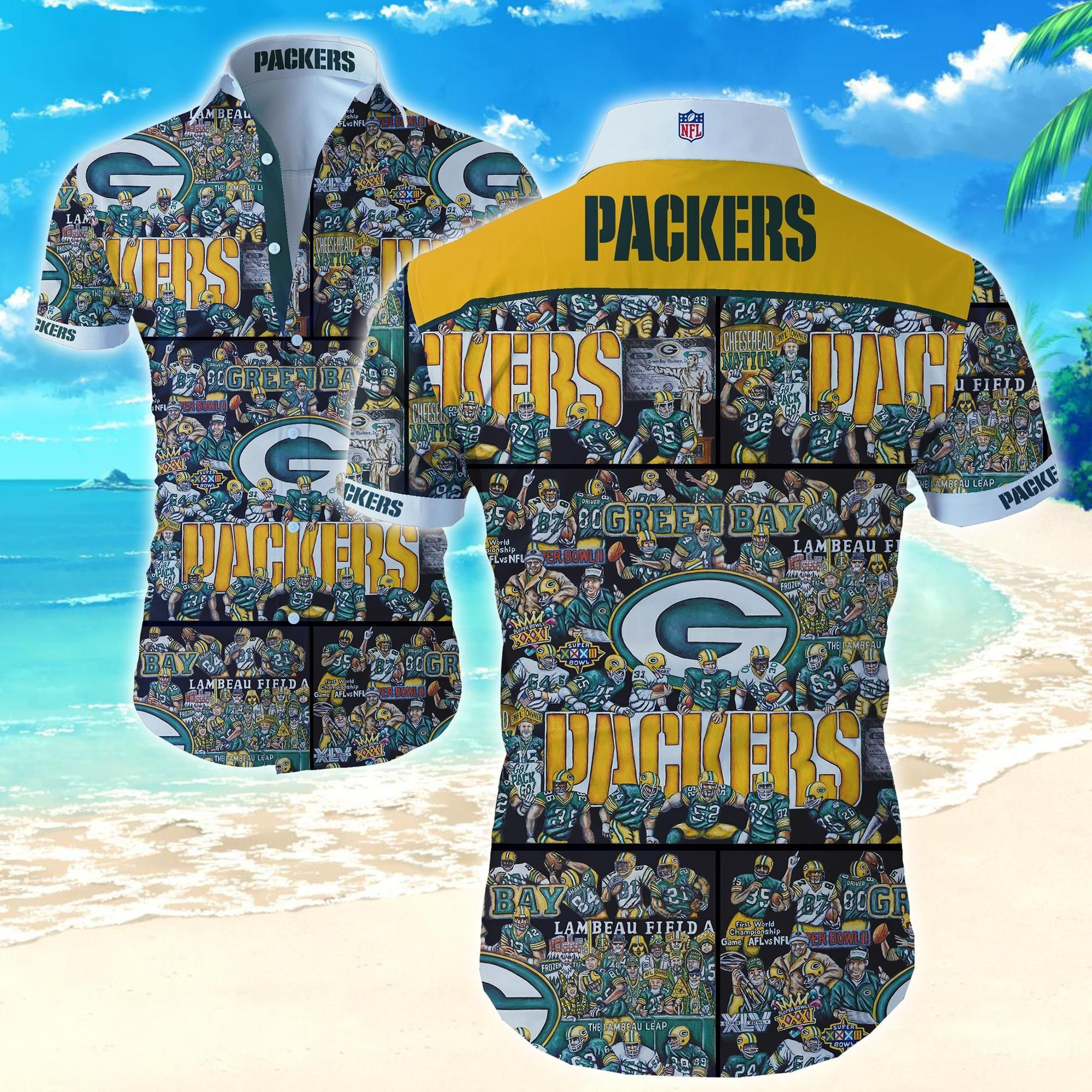 Green Bay Packers Trendy Sport Funny Hawaiian Shirt