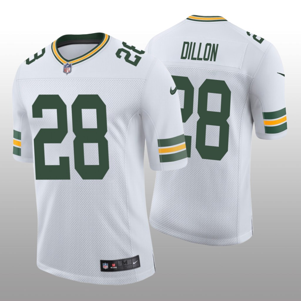 Green Bay Packers White 2020 NFL Draft Vapor Limited A.J. Dillon Jersey
