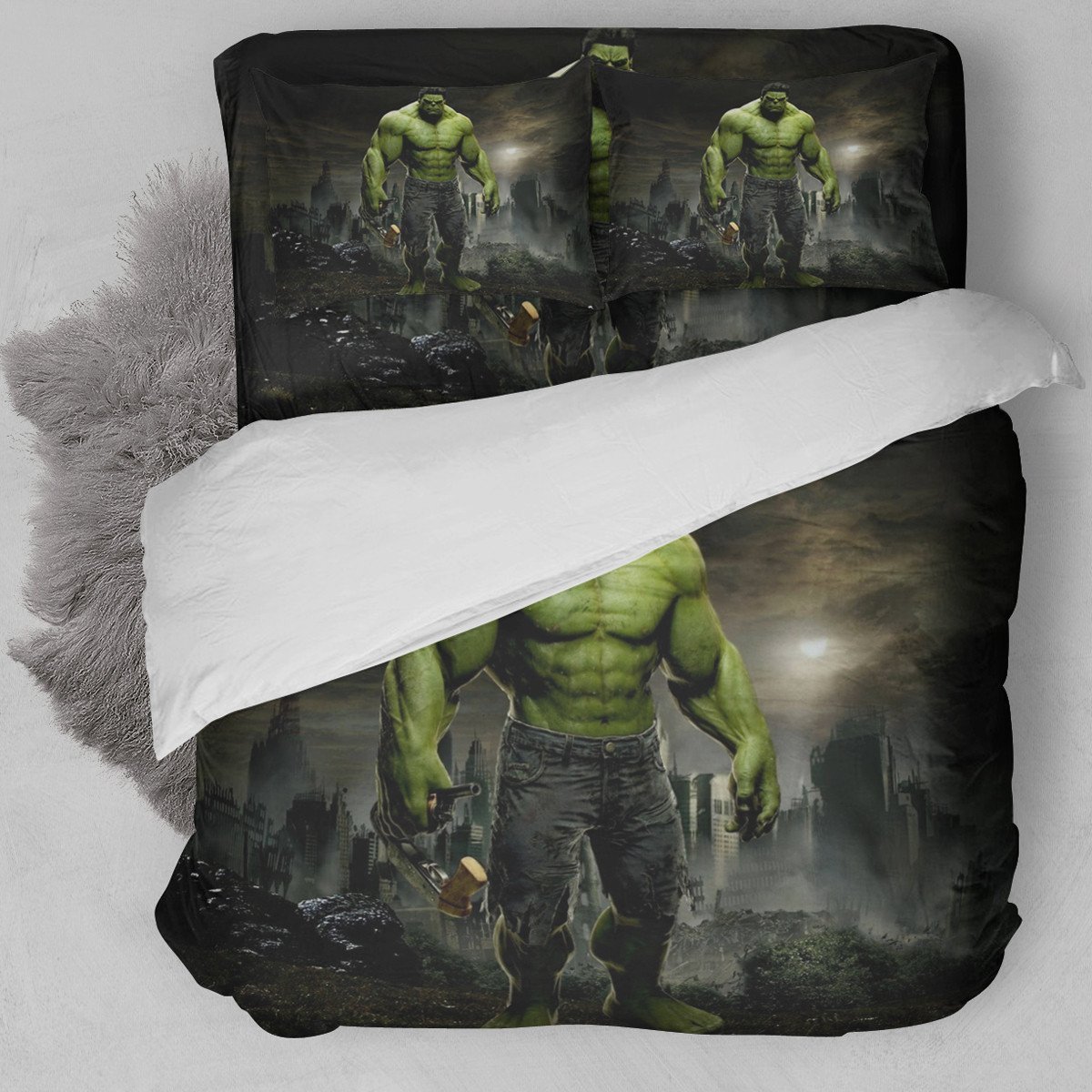Green Giant Duvet Cover Bedding Set