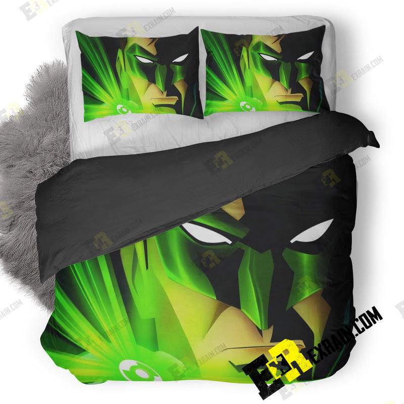 Green Lantern Dc Comics Wide 3D Customized Duvet Cover Bedding Set