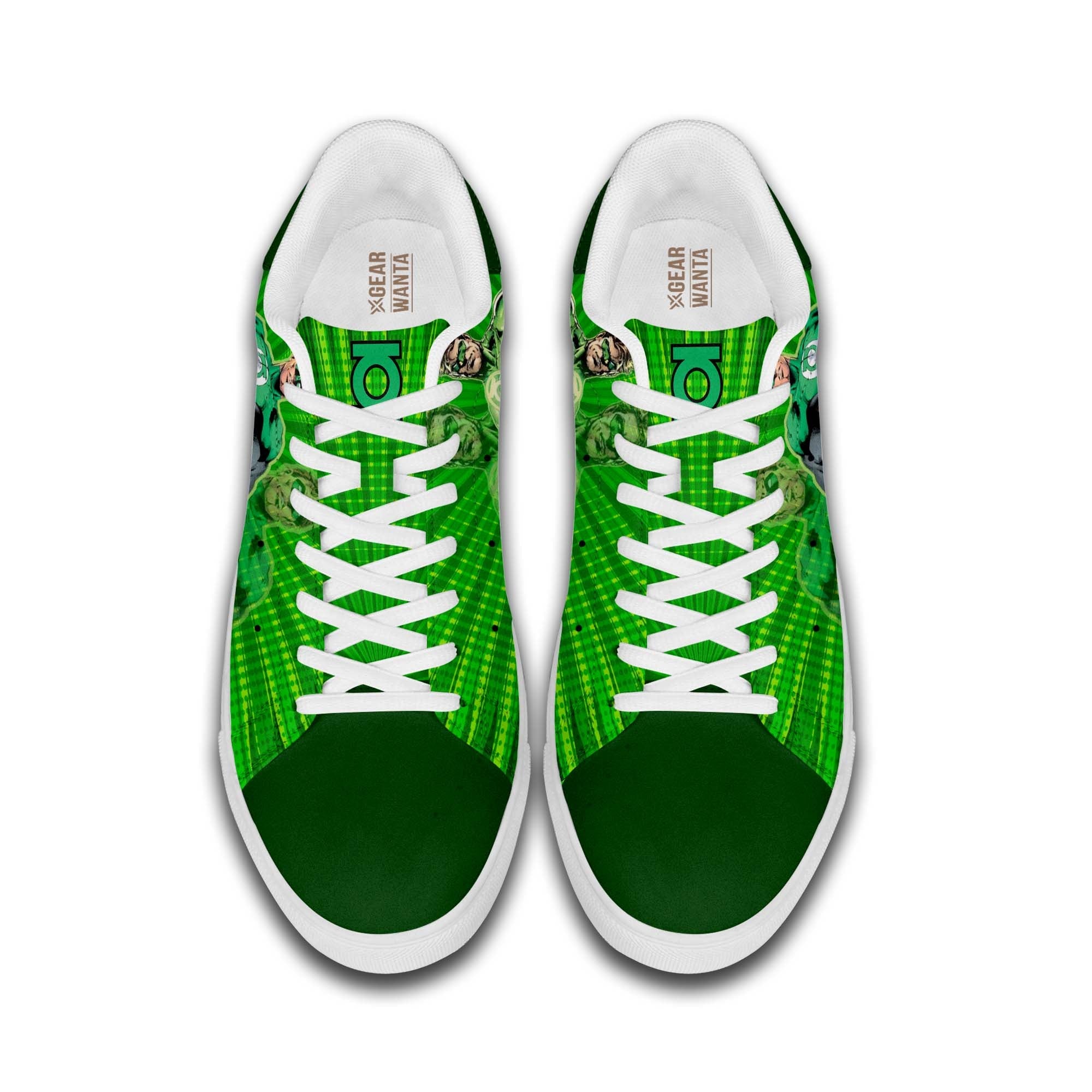 Green Lantern Skate Shoes Custom Superheroes Sneakers