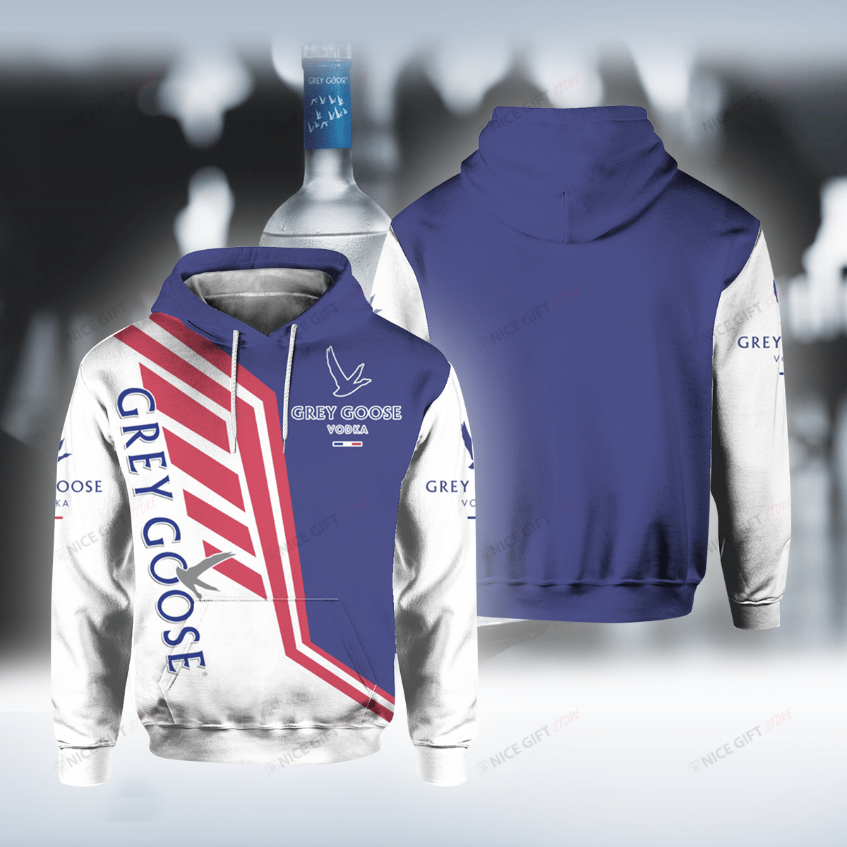 Grey Goose 3D Hoodie Gift For Fans