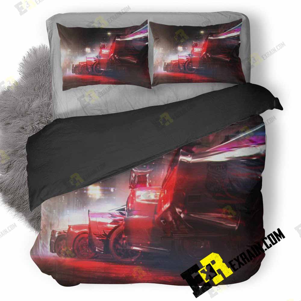 Grid Kr 3D Customized Duvet Cover Bedding Set