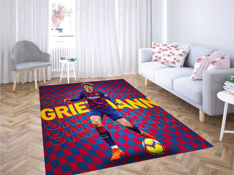 Griezmann Wallpaper Barcelona Carpet Rectangle Rug