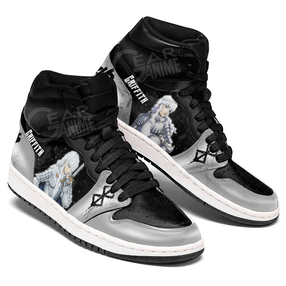 Griffith JD1s Sneakers Berserk Anime Shoes For Fans, Air Jordan Hightop